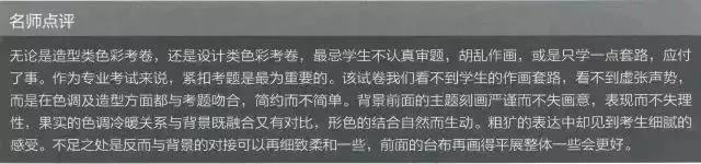 郑州画室_四川美术学院色彩高分卷讲解