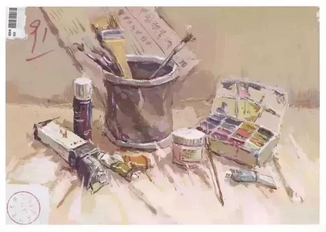 郑州画室_四川美术学院色彩高分卷讲解