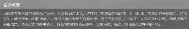 郑州画室_四川美术学院色彩高分卷讲解