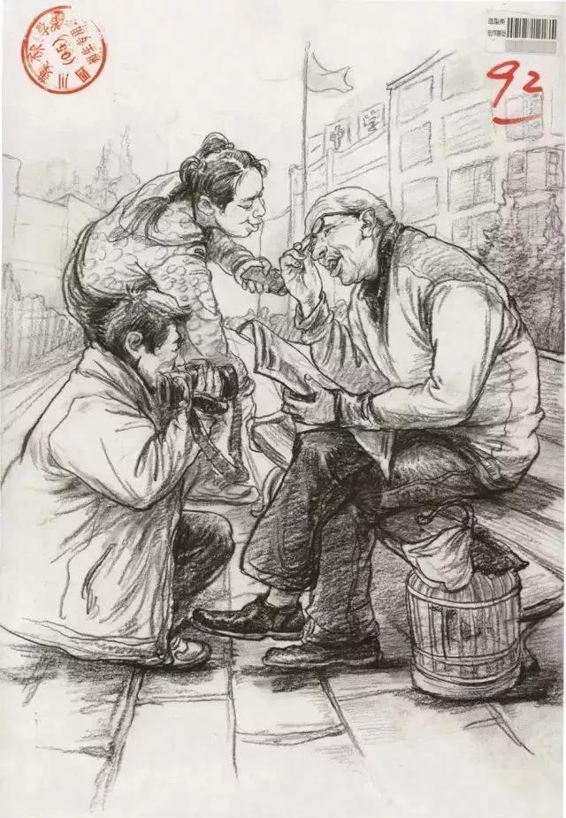 郑州画室_四川美术学院速写高分卷讲解 郑州画室_四川美术学院速写高分卷讲解