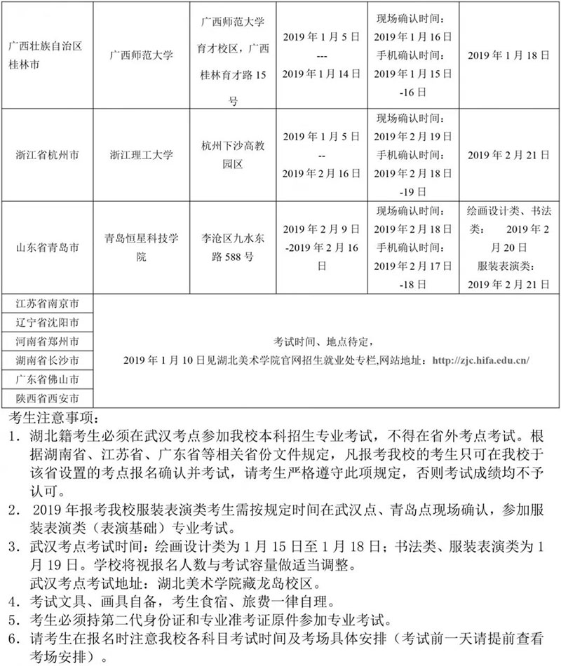 郑州画室_湖北美术学院2019年普通本科招生章程 郑州画室_湖北美术学院2019年普通本科招生章程