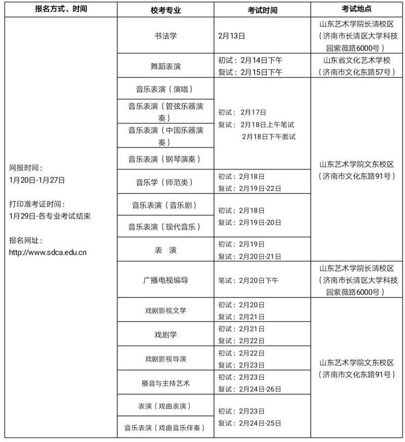 郑州画室_山东艺术学院2019年省外招生简章 郑州画室_山东艺术学院2019年省外招生简章