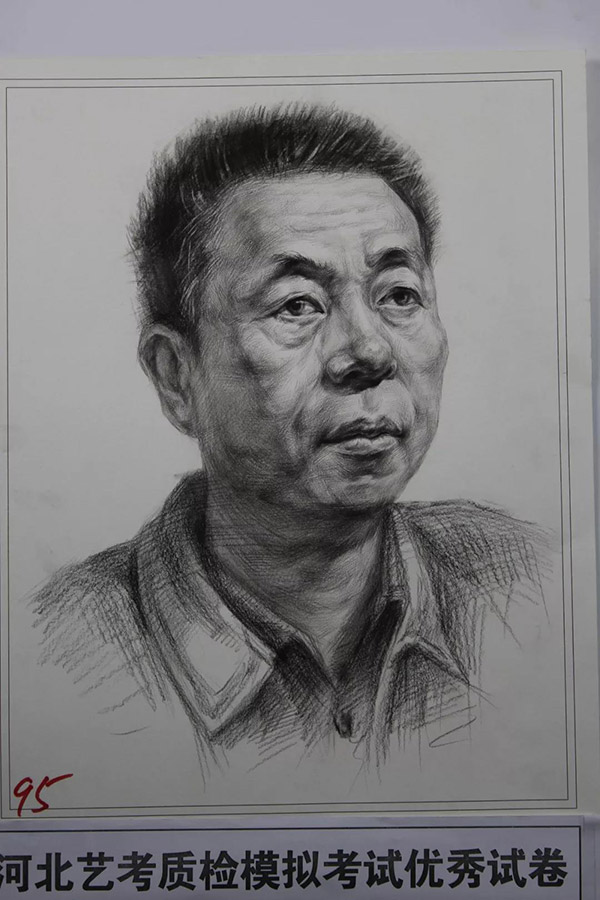 2020届河北省第二次美术模拟考试素描高分试卷 2020届河北省第二次美术模拟考试素描高分试卷