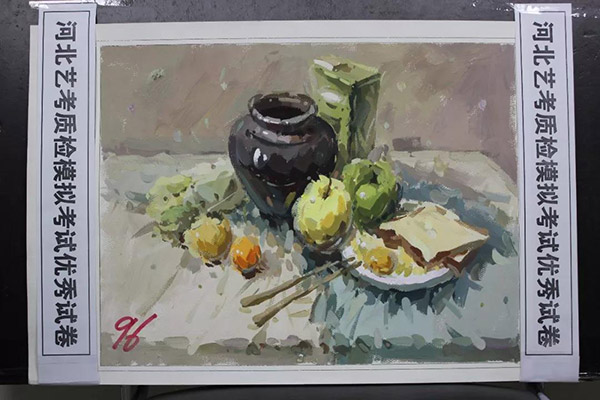 2020届河北省第二次美术模拟考试色彩高分试卷 2020届河北省第二次美术模拟考试色彩高分试卷