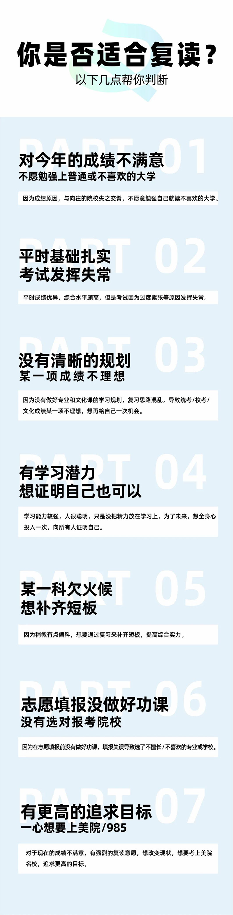 你是否适合复读？