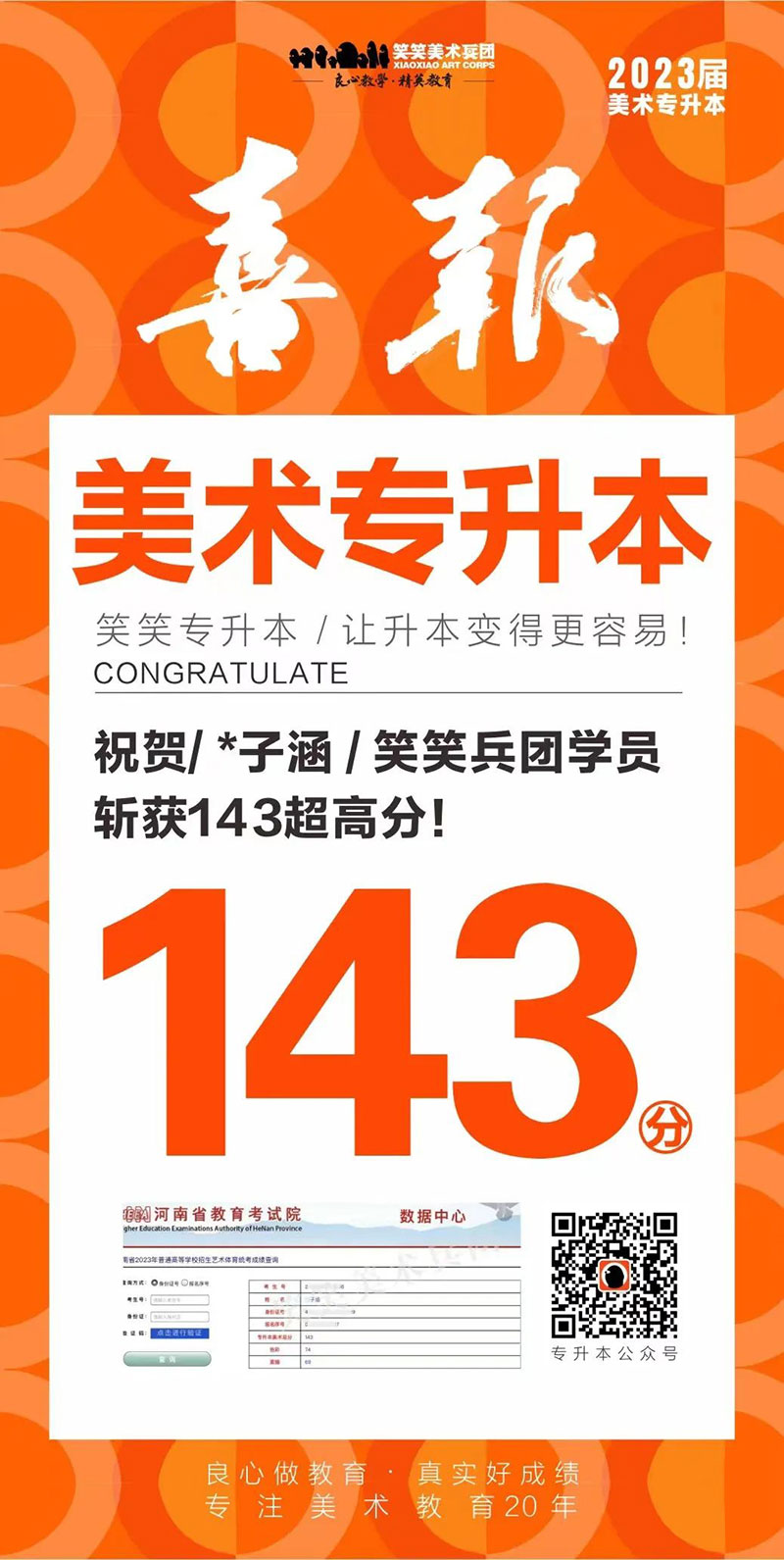 2023届美术专升本河南超高分